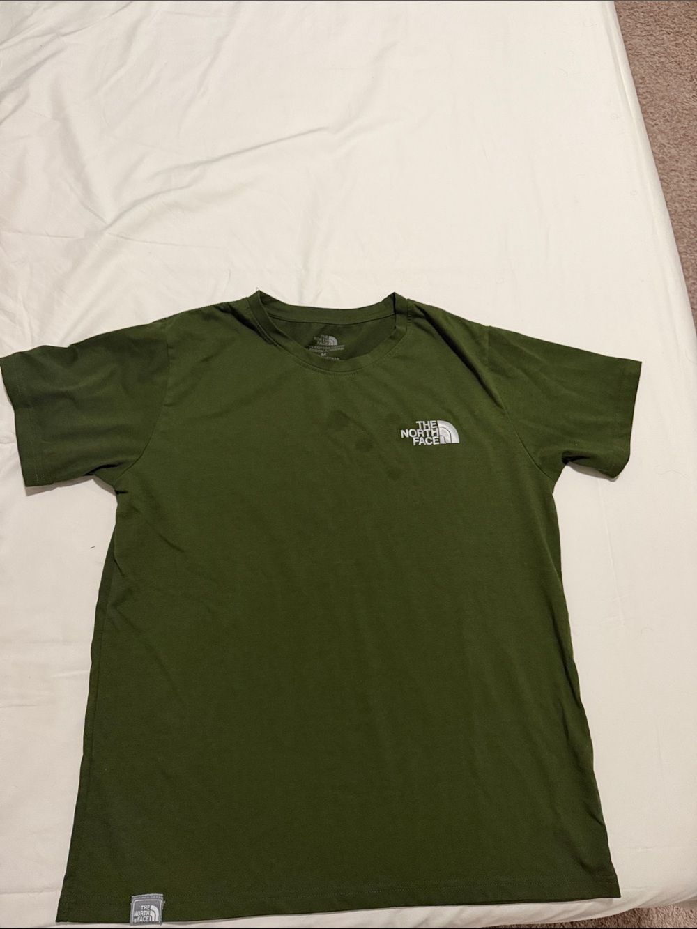 The North Face Olive Green Short Sleeve Crew Tee